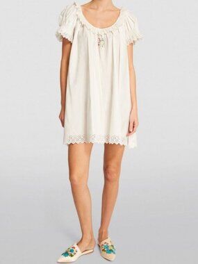 Doen musette dress- salt